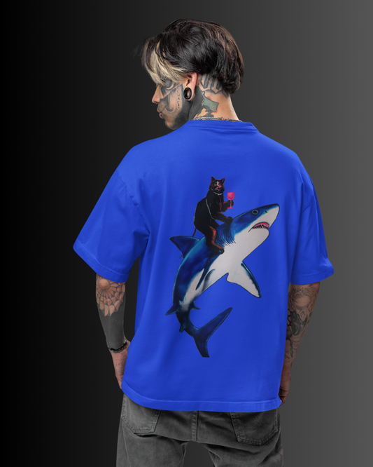 French Terry Heavy-Gauge Oversized Tee (100% Cotton) #827