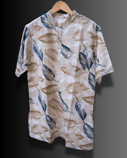 Men's Printed Kurta Shirt #1009
