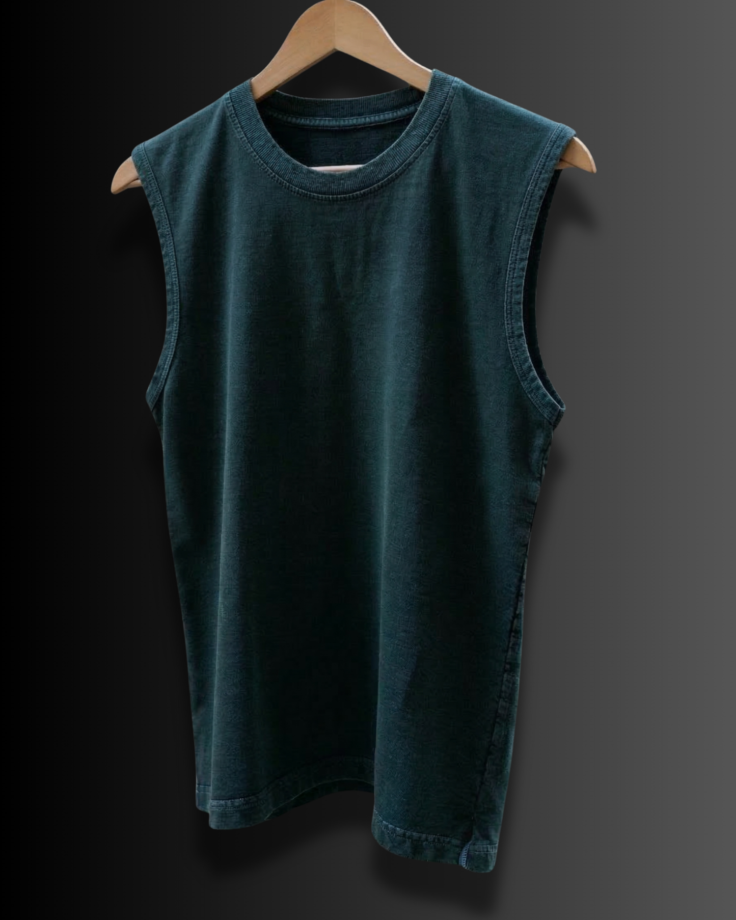 Acid-Washed Sando & Shorts Co-ord Set #1079