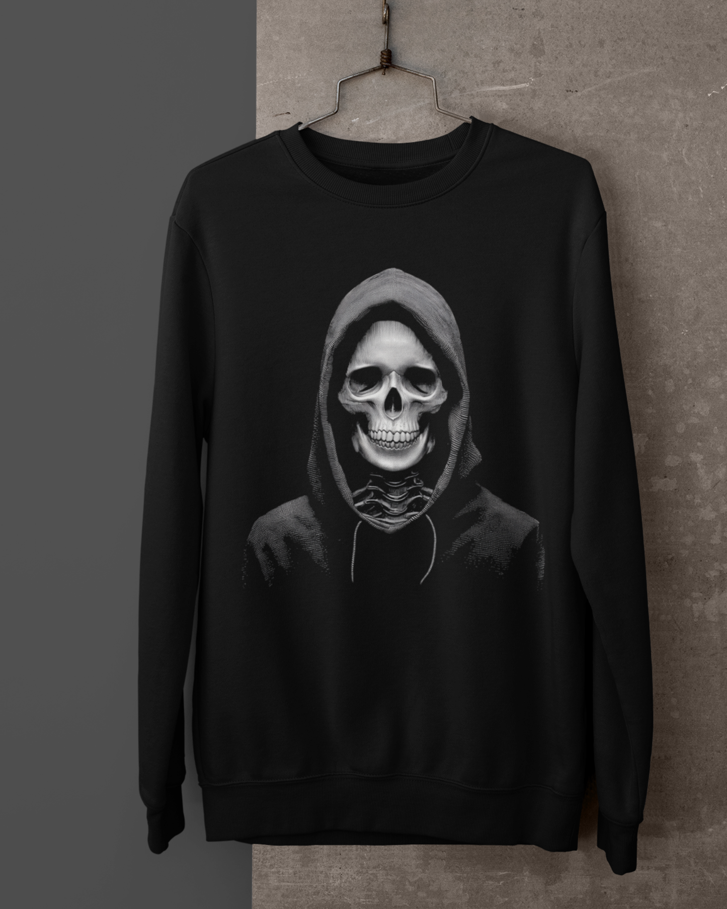 Premium Cotton Sweatshirt (Midnight Black) #943