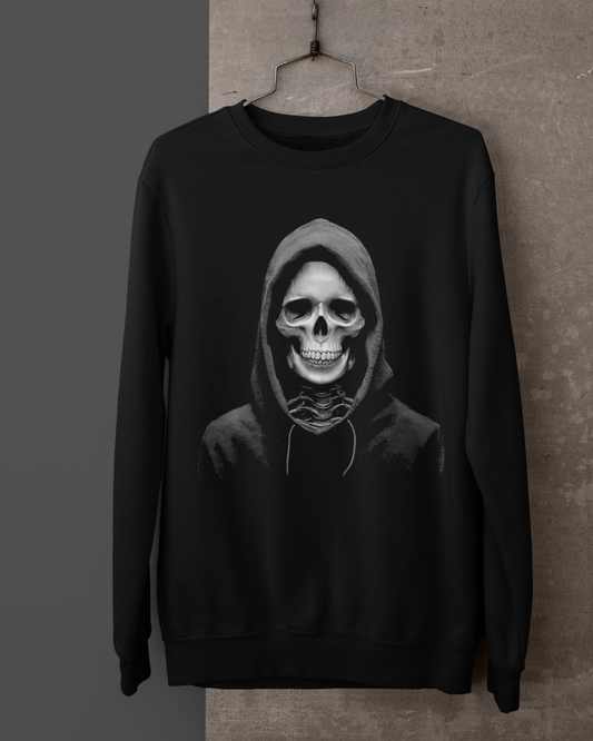 Premium Cotton Sweatshirt (Midnight Black) #943