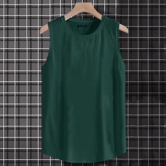 Super-Soft Cotton Tank Top #390 (Dark Green)