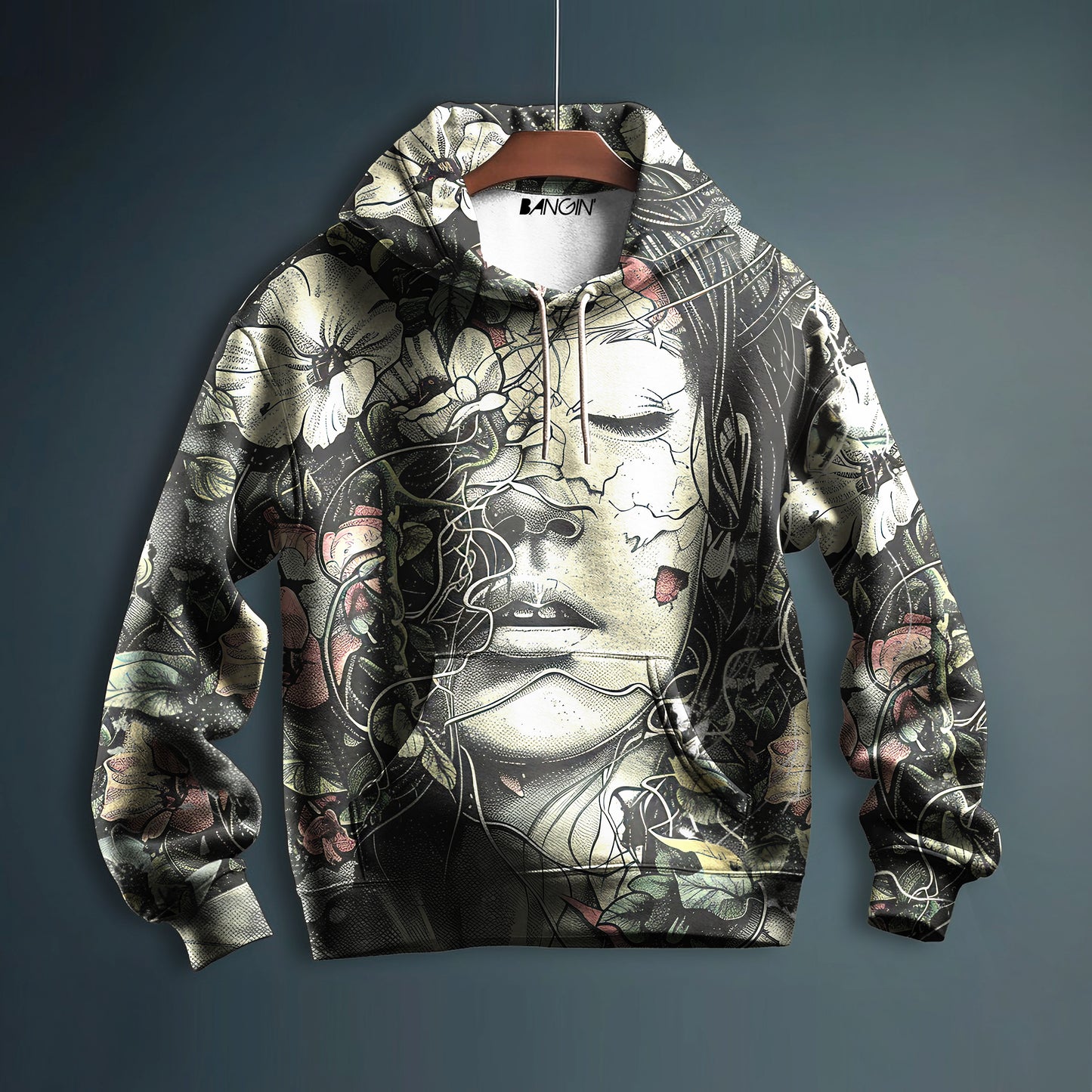 Psychedelic Printed Hoodie #603