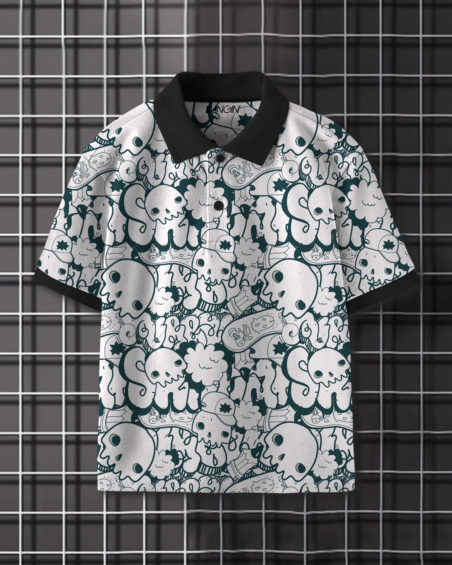 Printed Polo T-shirt #735