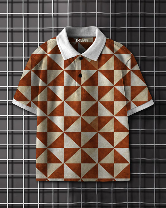 Printed Polo T-shirt #1159
