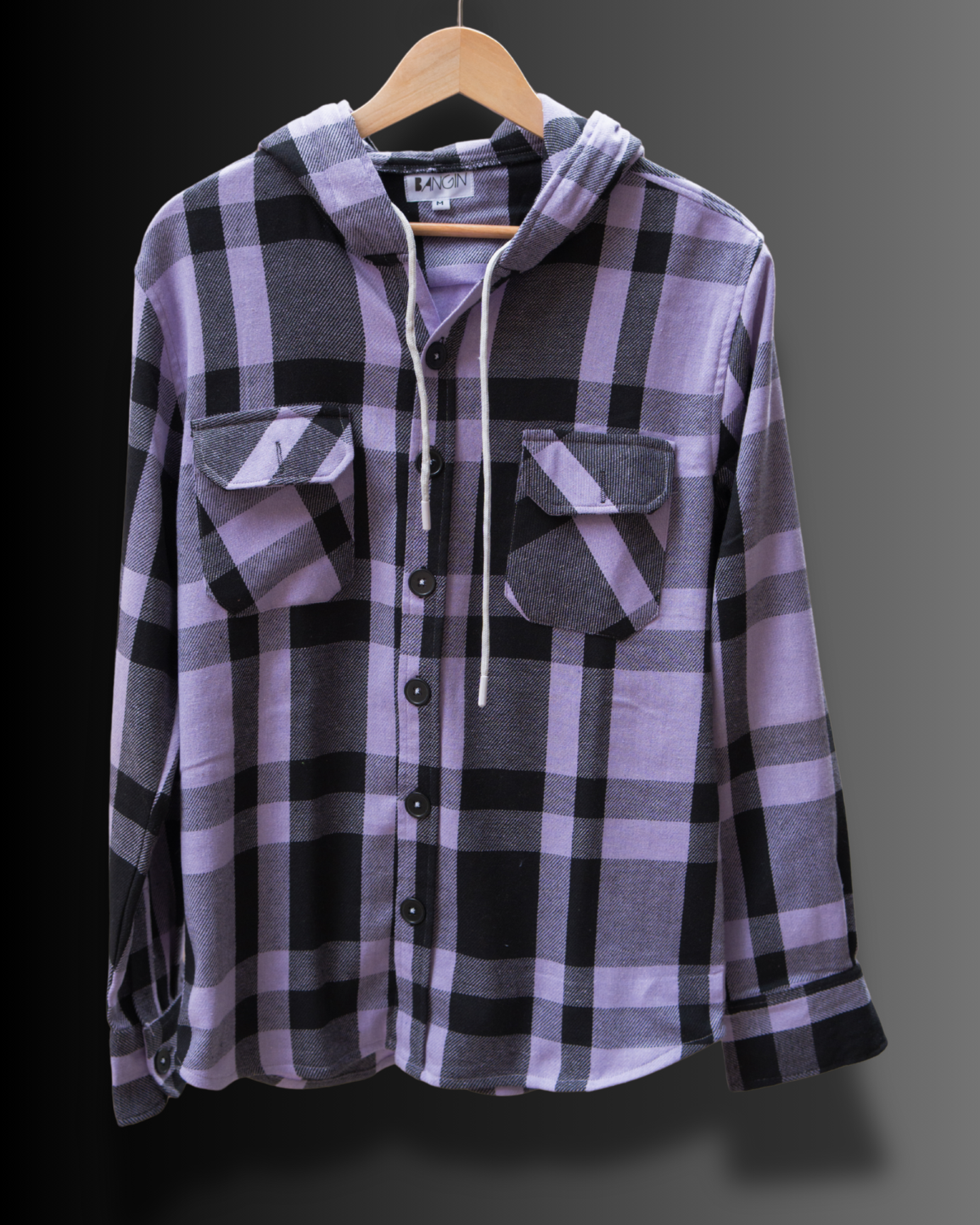 Premium Flannel Hooded Shirt #990