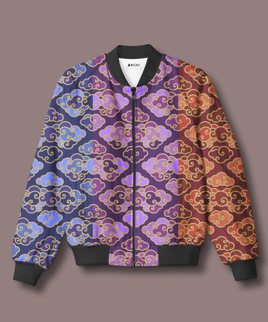 Printed Bomber Jacket #579