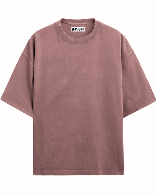 French Terry Heavy-Gauge Oversized Tee (100% Cotton) #796