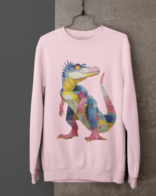 Premium Cotton Sweatshirt (Pastel Pink) #945