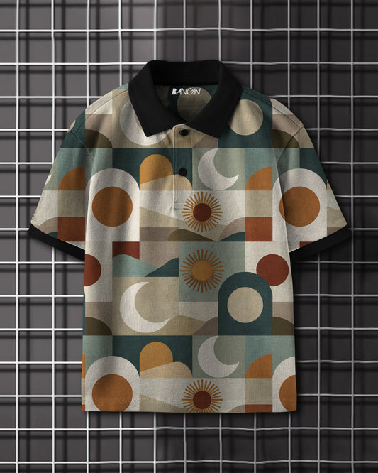 Printed Polo T-shirt #1160