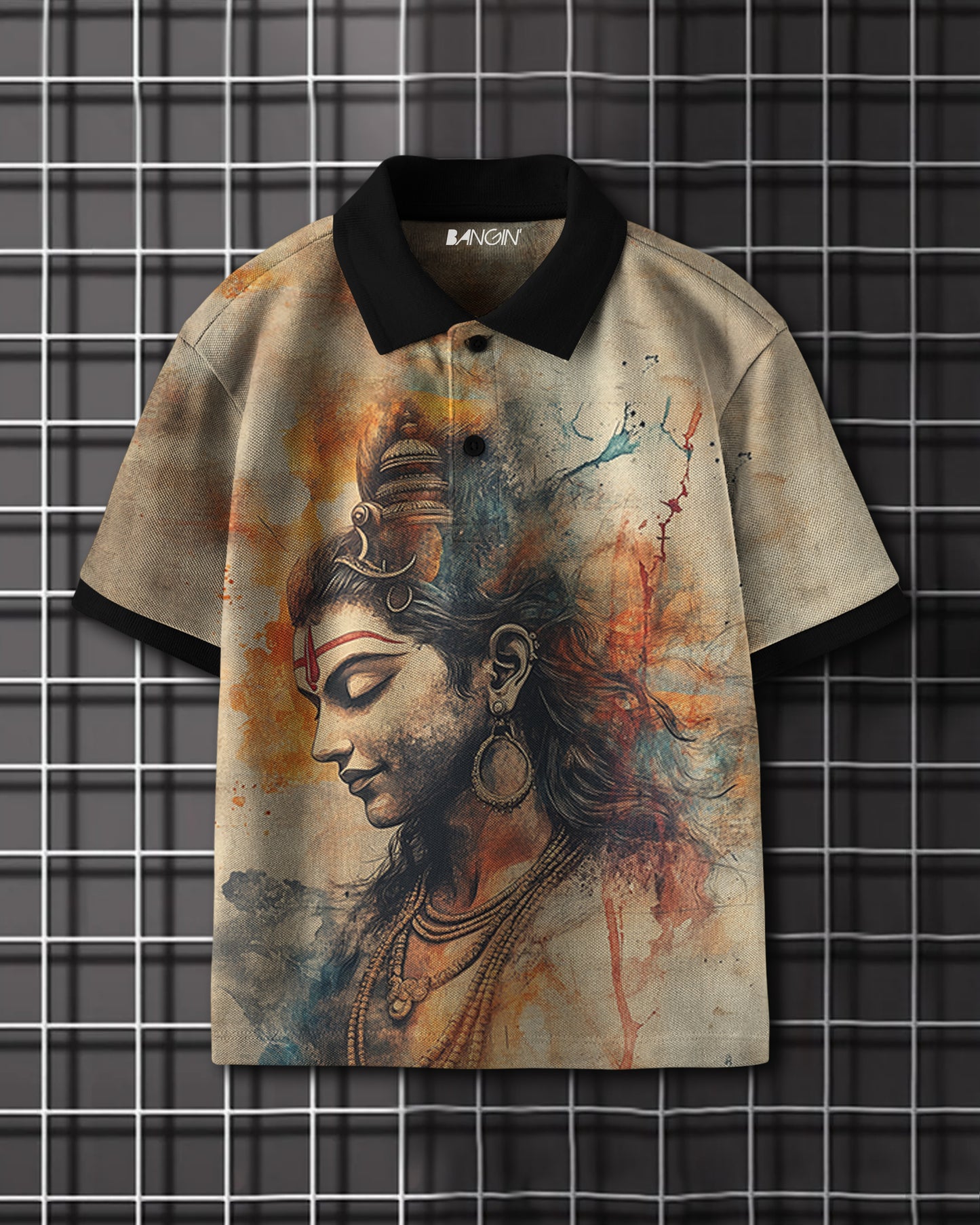 Printed Polo T-shirt #1085