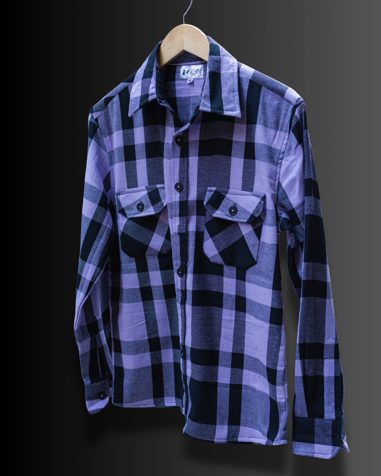 Lavender Check - Premium Flannel Shirt #960