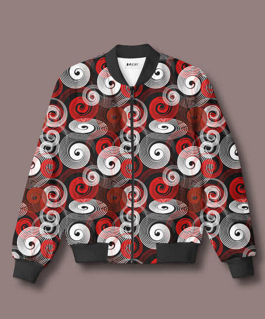 Printed Bomber Jacket #582