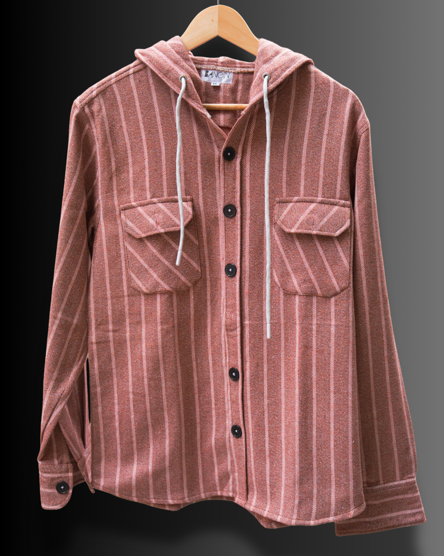 Premium Flannel Hooded Shirt #991