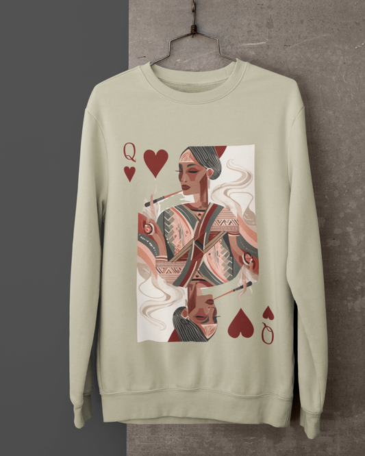 Premium Cotton Sweatshirt (Beige) #947