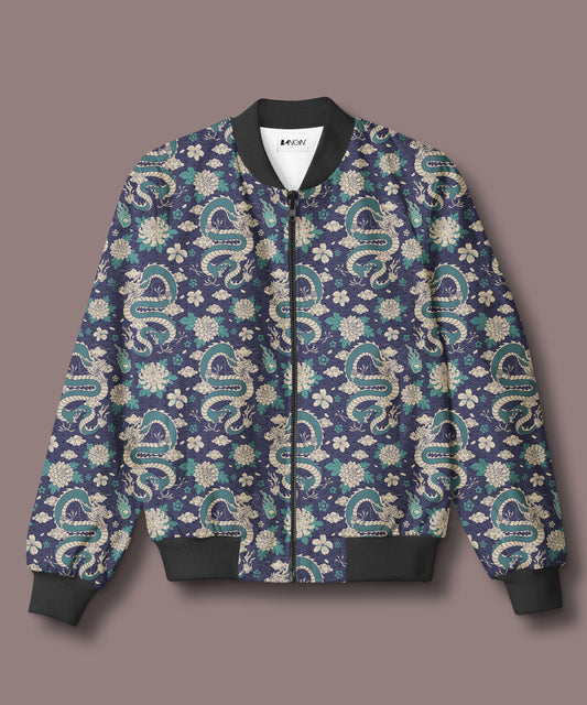 Printed Bomber Jacket #583