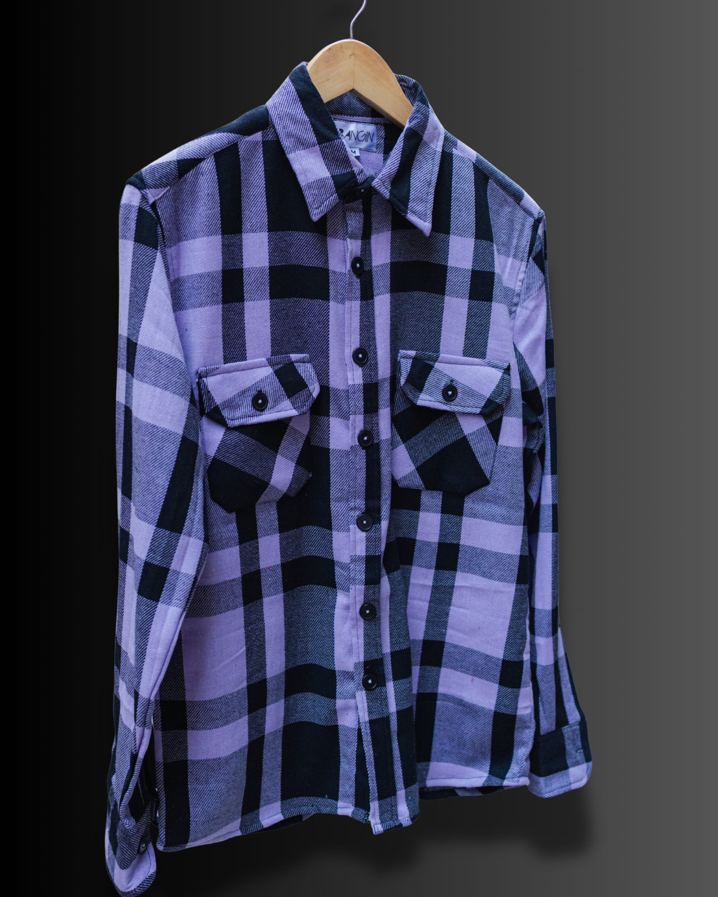 Lavender Check - Premium Flannel Shirt #960