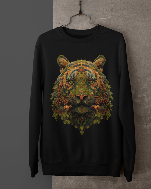 Premium Cotton Sweatshirt (Midnight Black) #949