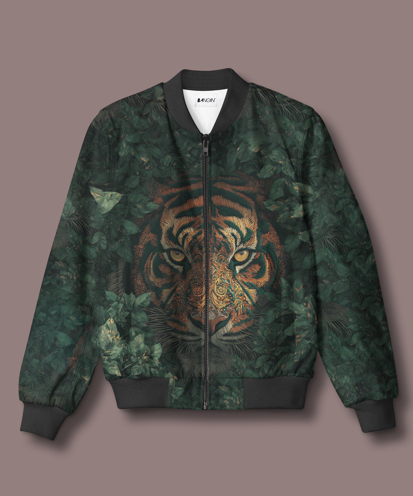 Printed Bomber Jacket #974
