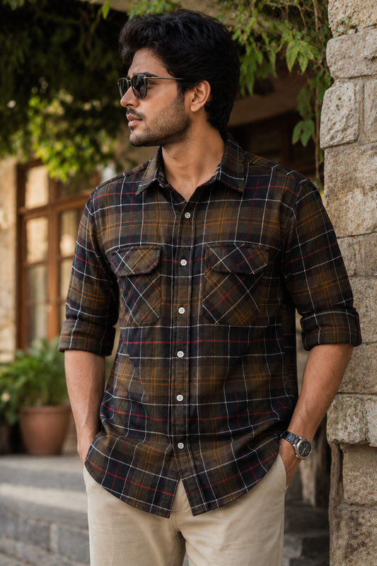 Lightweight Flannel Shirt #1211
