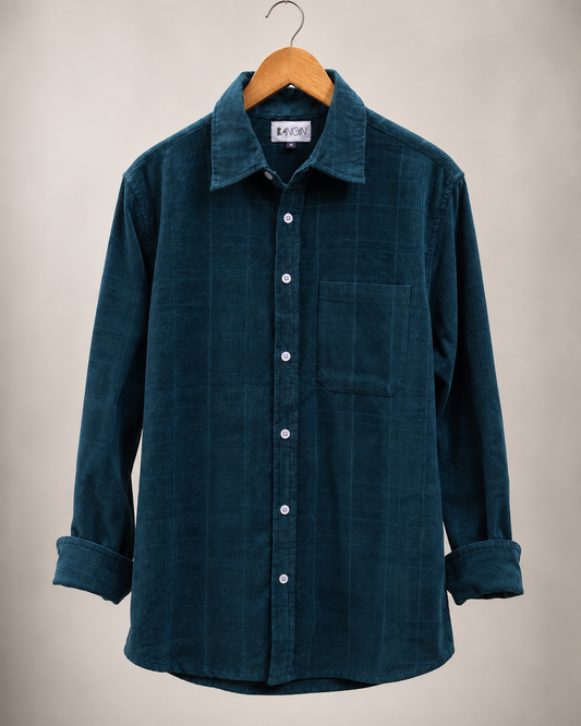 INDIGO VALE - Premium Corduroy Shirt #1218