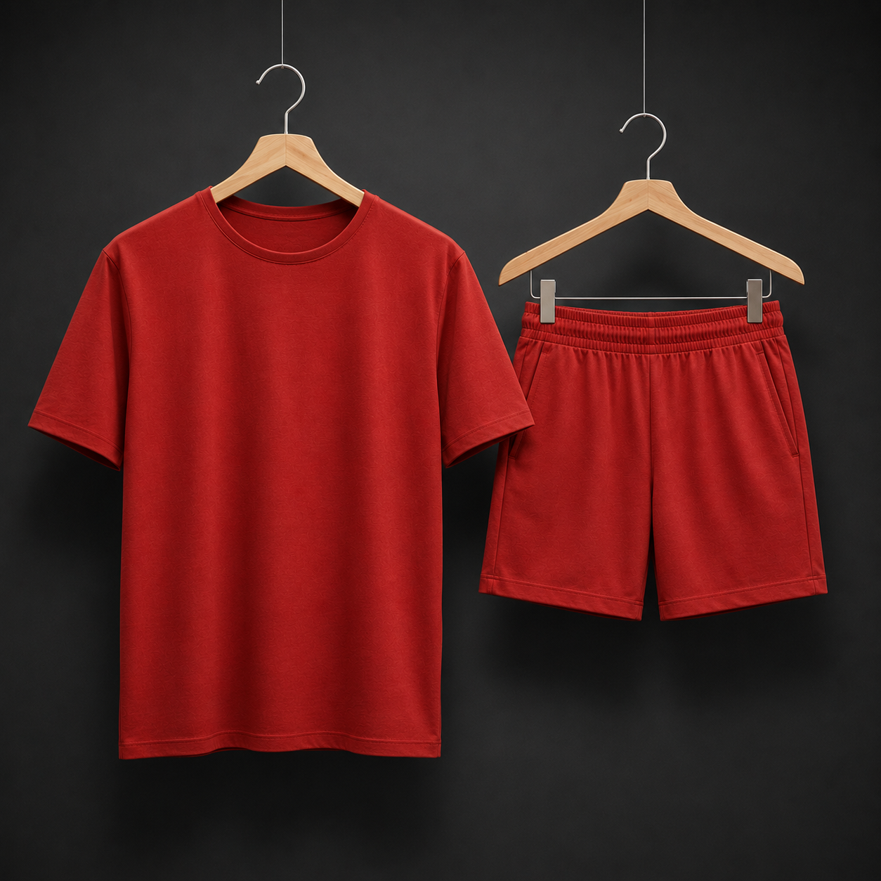 SuperLight Tee & Shorts Co-ord Set (100% Cotton) #1179
