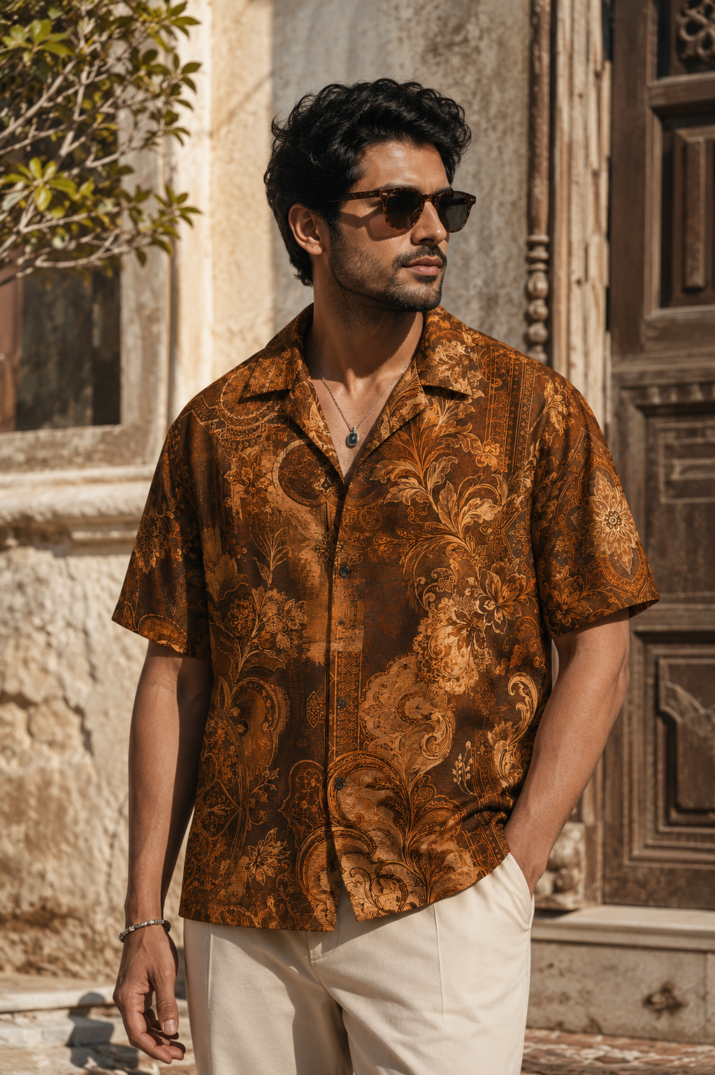 AUREO - Shirt for Men in 100% Cotton #1180