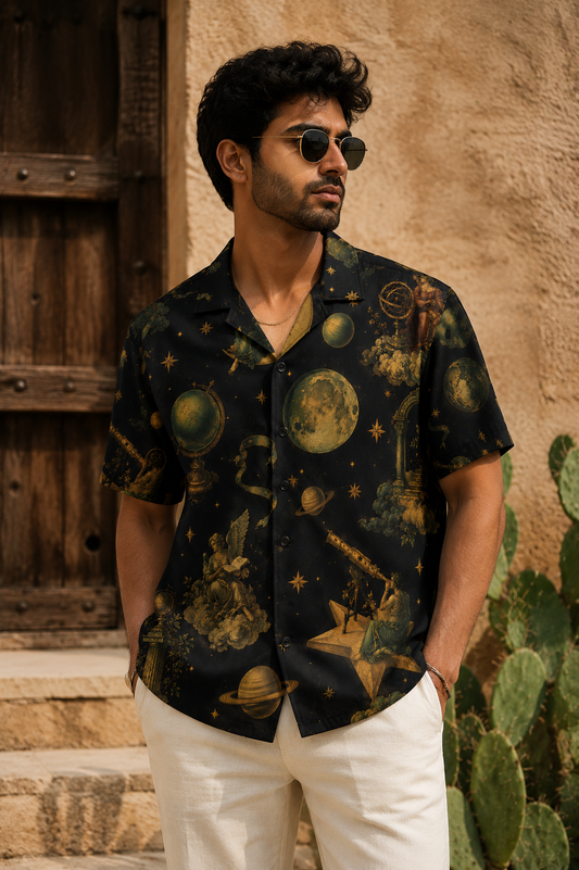 AETHER - Shirt for Men in 100% Cotton #1192