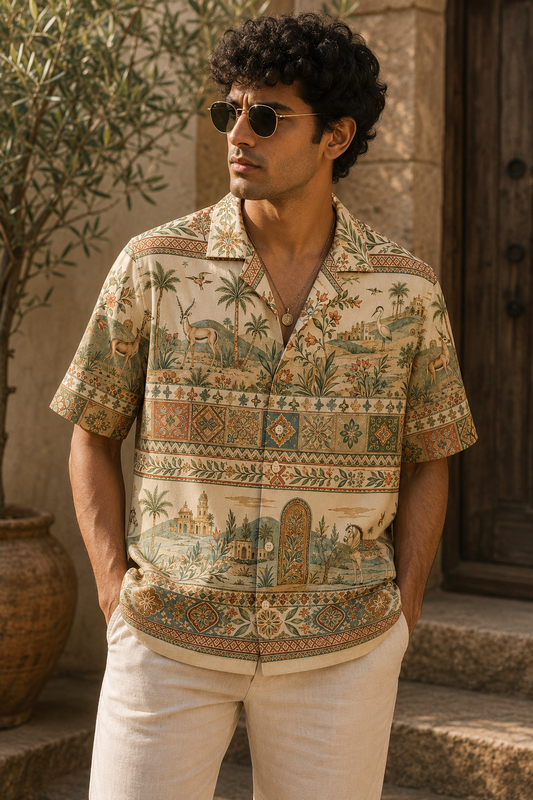 KASBAH - Shirt for Men in 100% Cotton #1195
