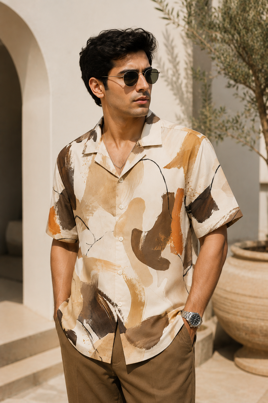 CANVAS - Shirt for Men in 100% Cotton #1198