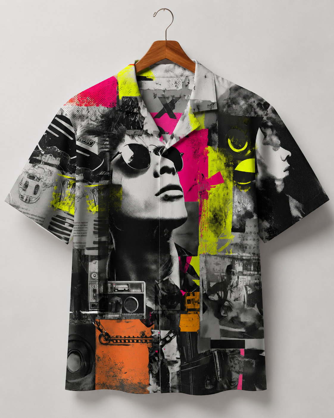 Resortwear Shirt with Cuban Collar #1138