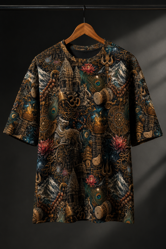 RUDRAA - Premium Cotton Oversized Tee *LIMITED EDITION* #1170