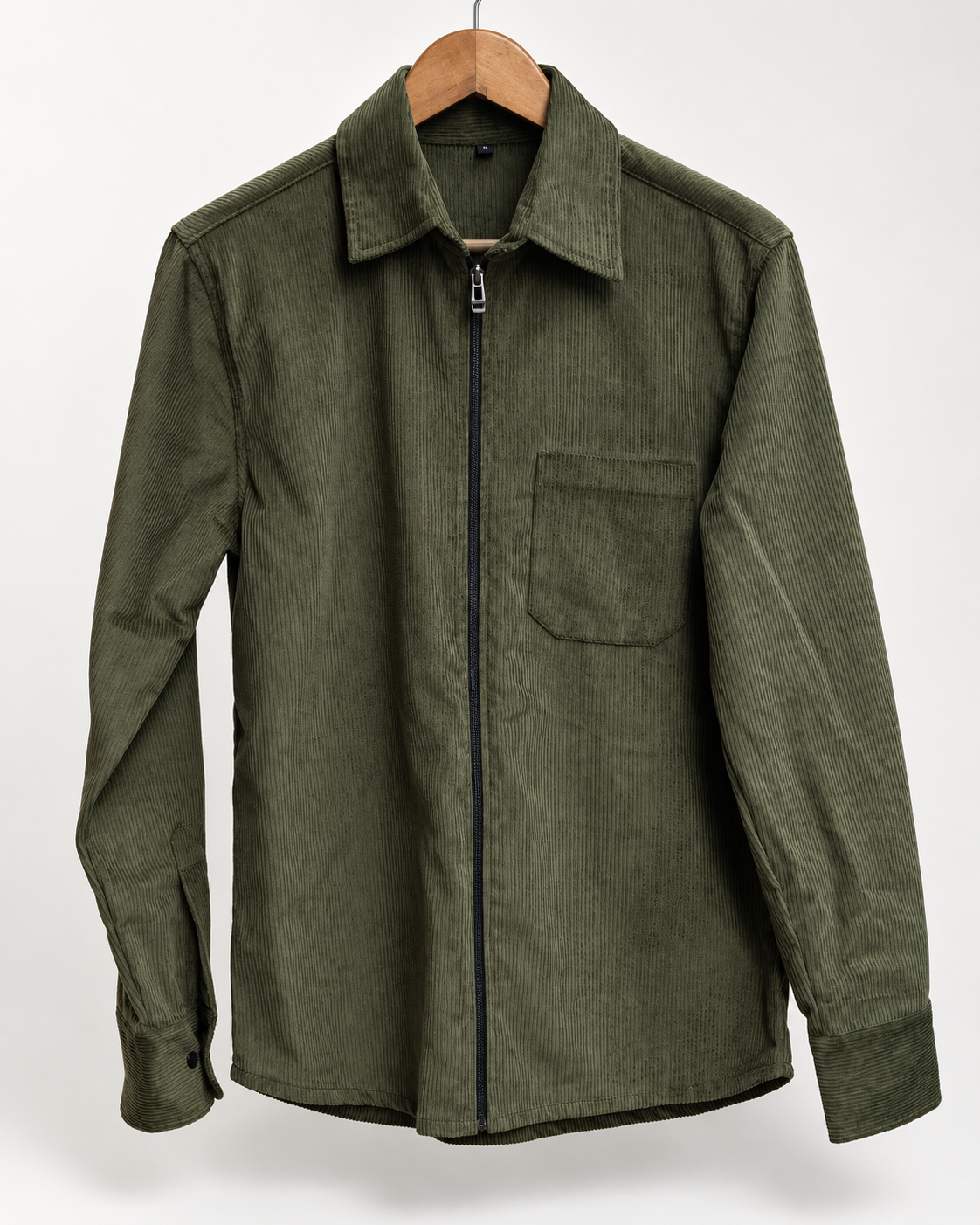 OLIVE GREEN - Premium Corduroy Shacket #1266
