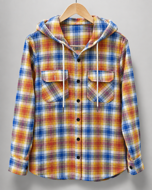 Premium Flannel Hooded Shirt #1273