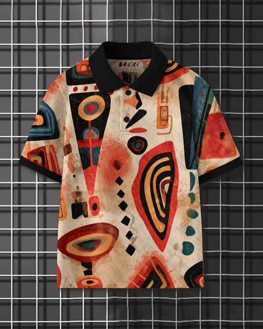 Printed Polo T-shirt #1281