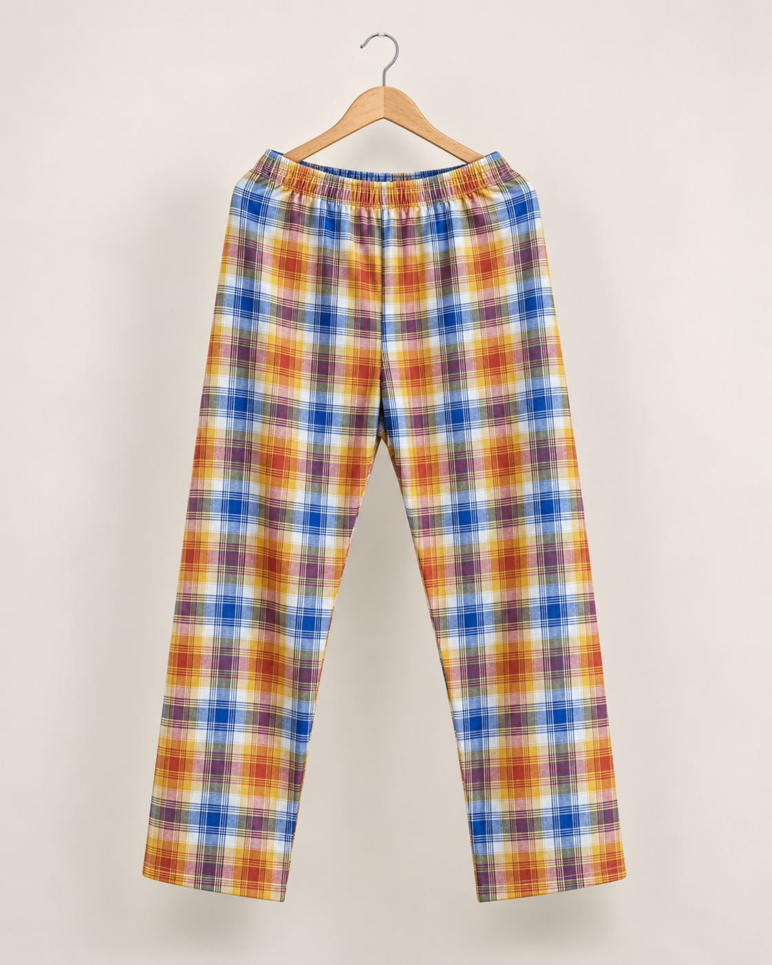 Straight-Fit Jogger Pants (Prism Checks) #1290