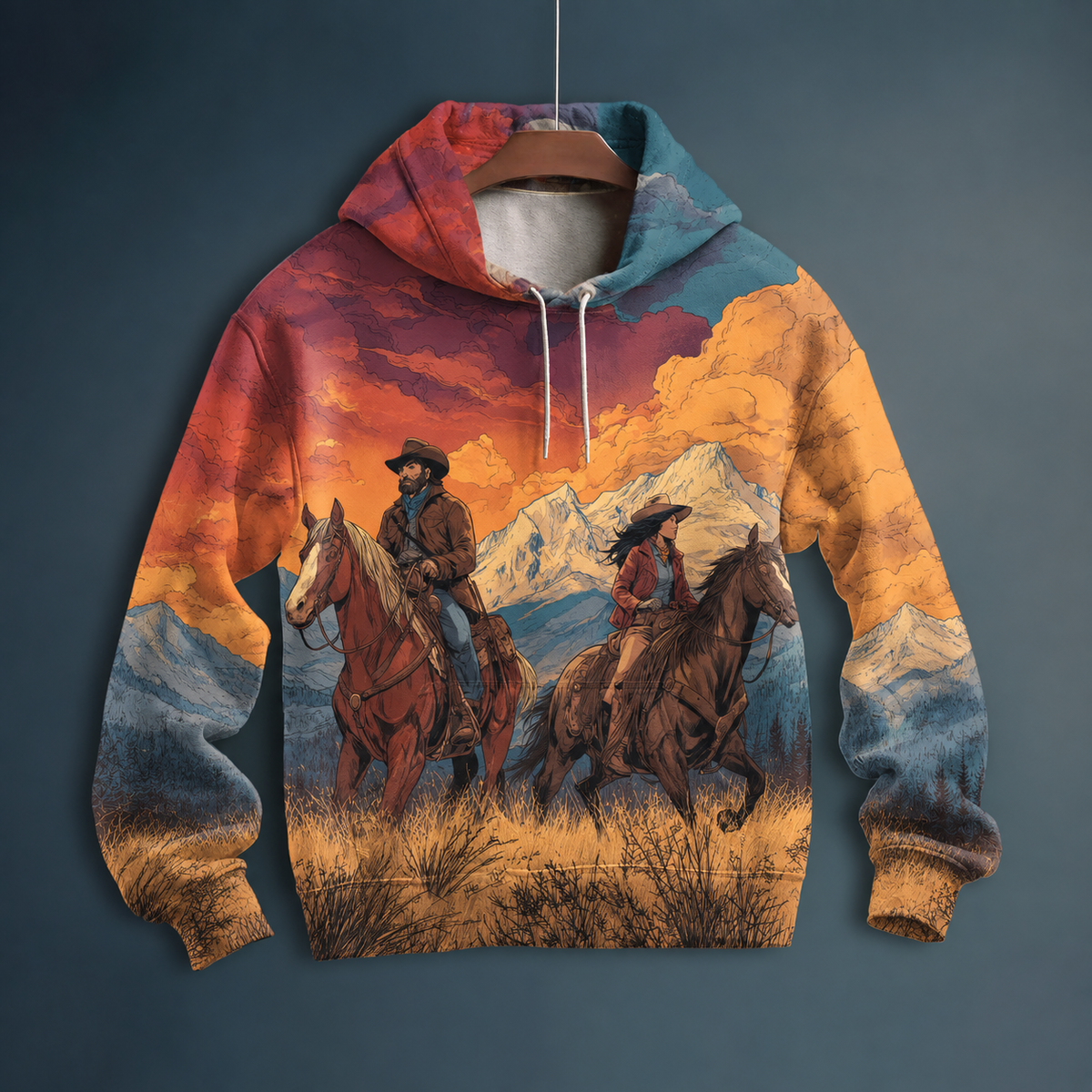 Printed Hoodie #1293