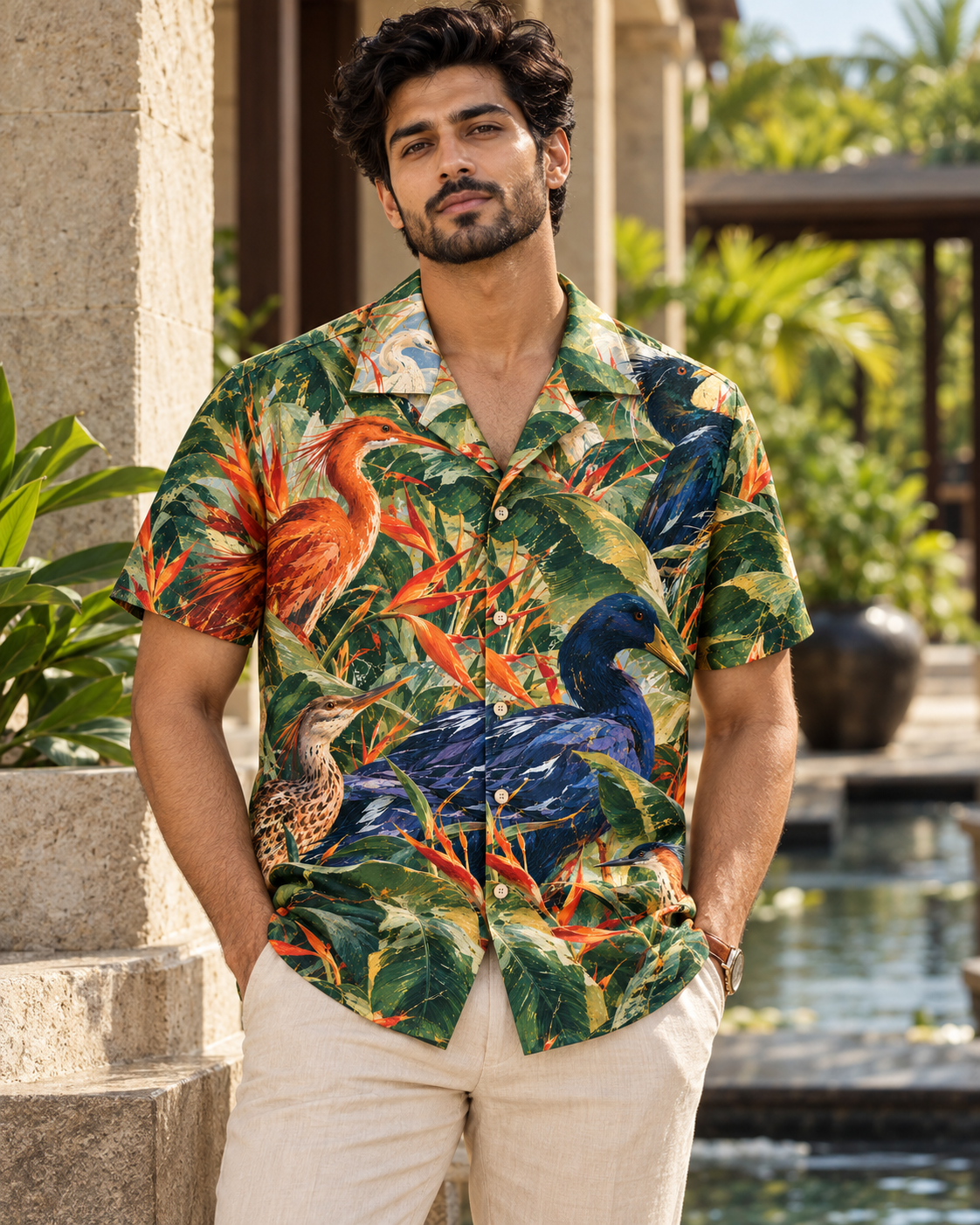 Shirt for Men in 100% Cotton #1296