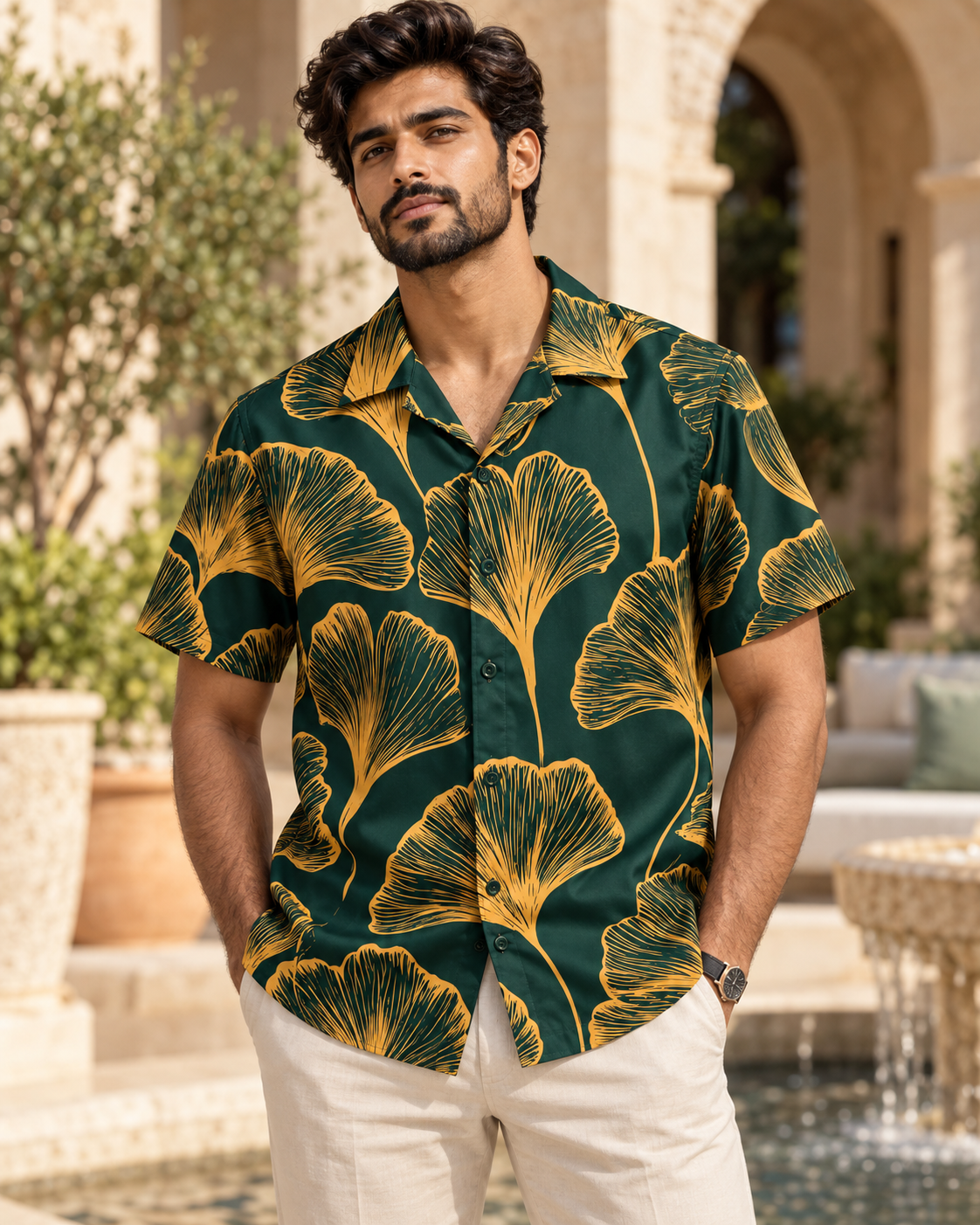 Shirt for Men in 100% Cotton #1297