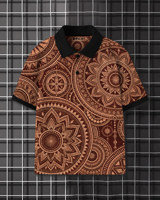 Printed Polo T-shirt #1312