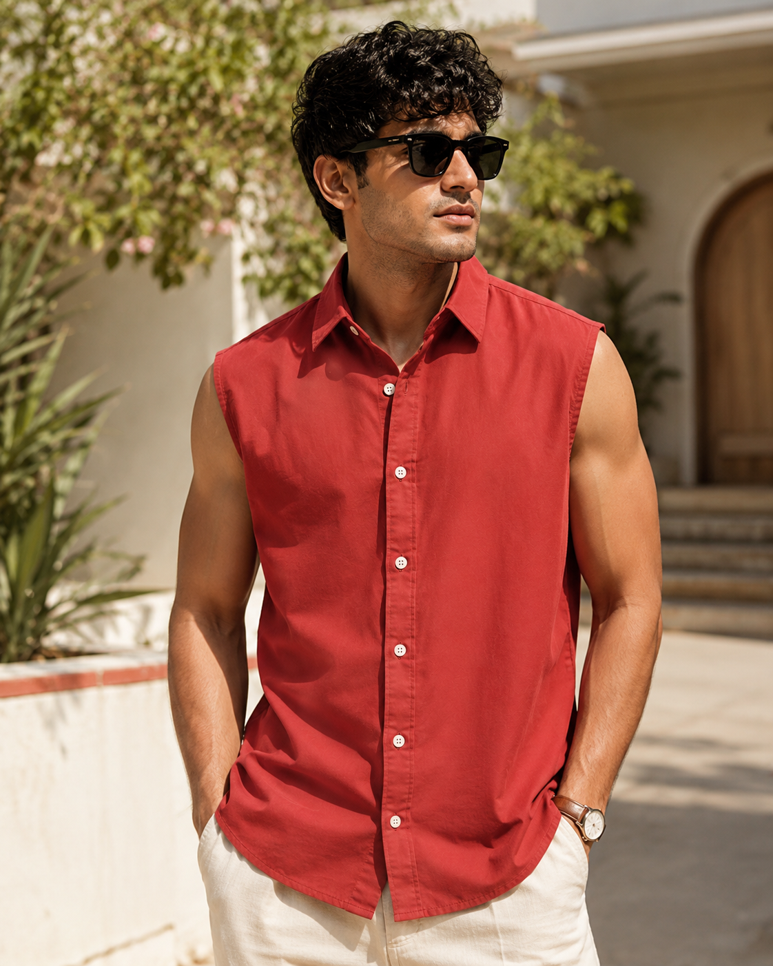Sleeveless Shirt for Men #1245