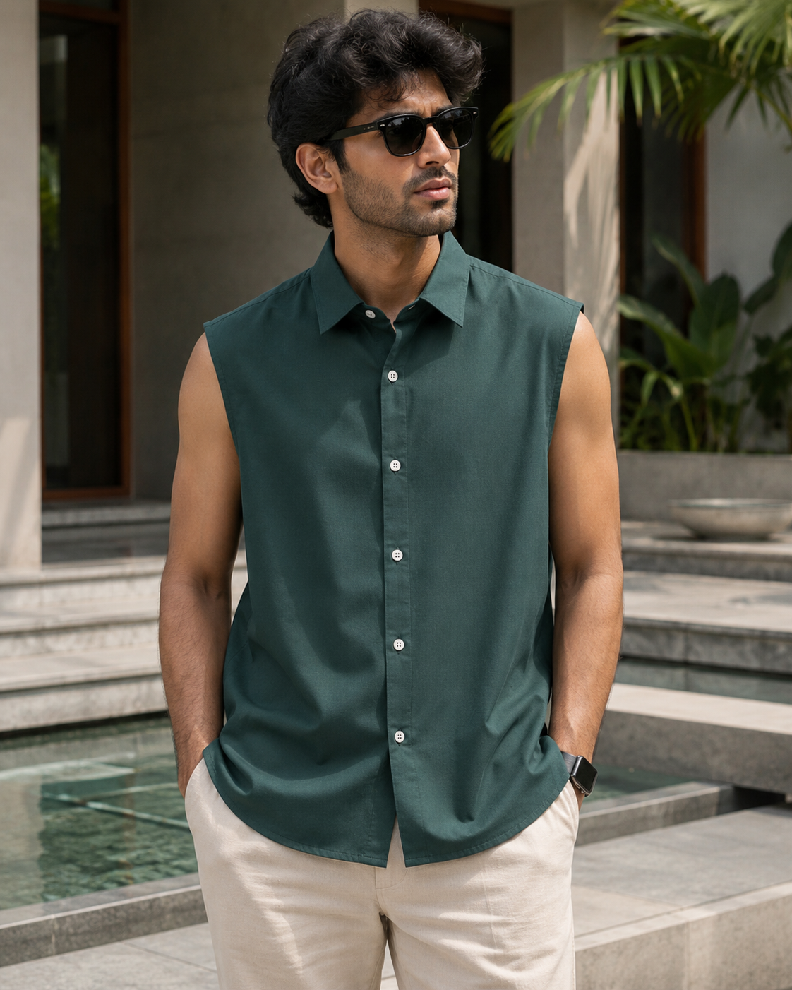 Sleeveless Shirt for Men #1246