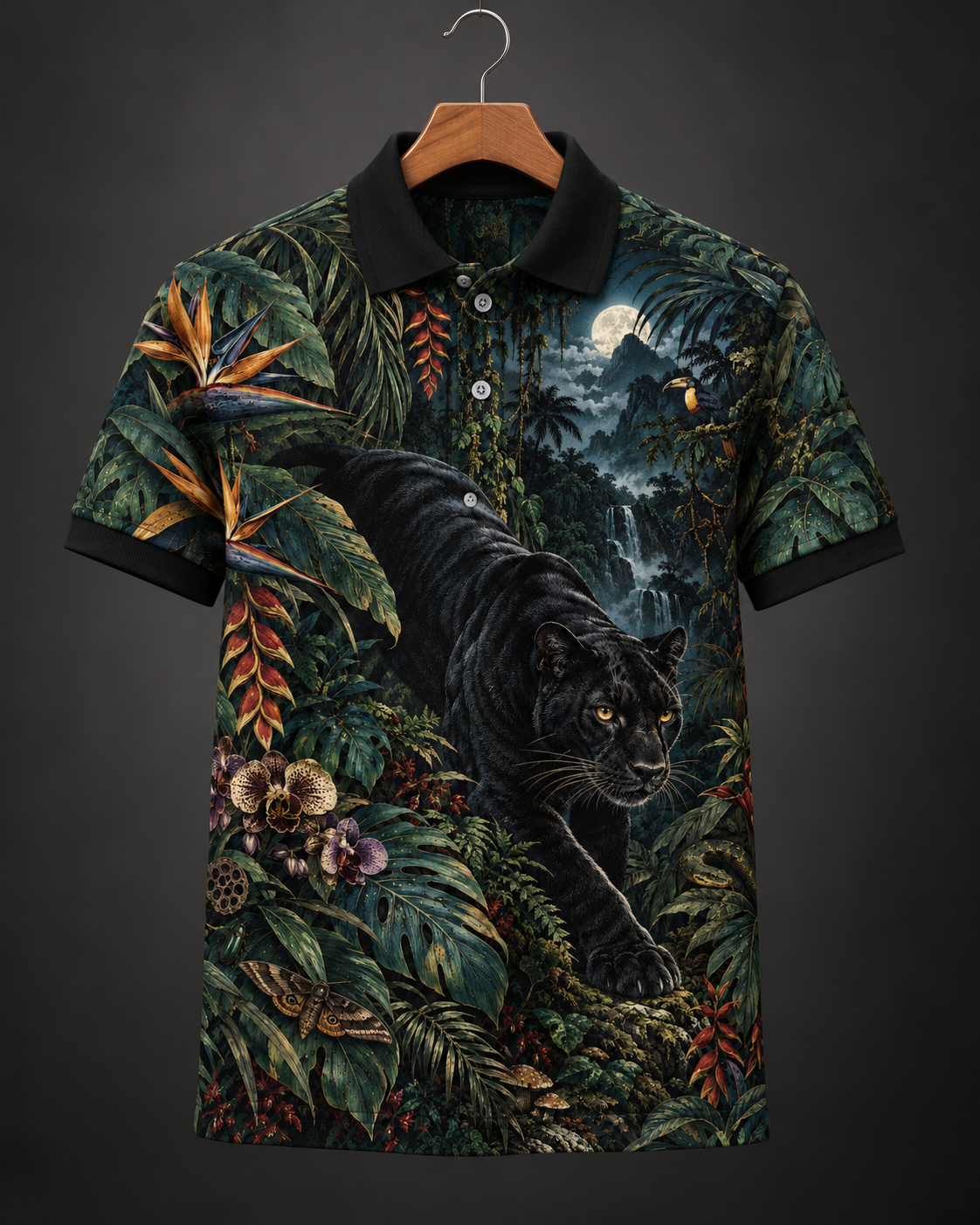 Printed Polo T-shirt #1263