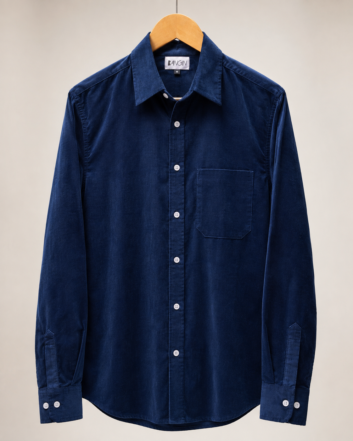 NAVY DUSK - Premium Corduroy Shirt #1219