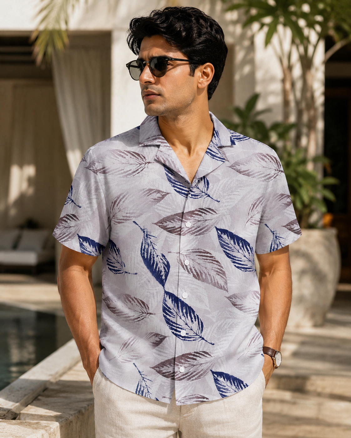Resortwear Premium Cotton Shirt #766