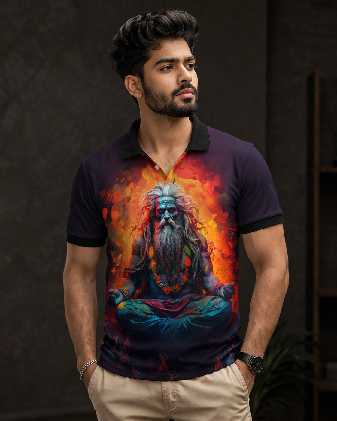 SANYAS - Premium Cotton Polo T-shirt #1100
