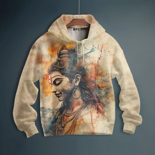 Printed Hoodie #886