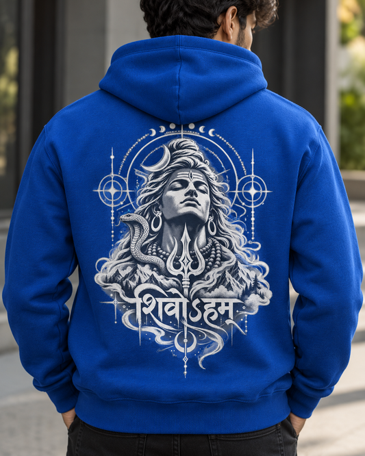 Premium Cotton Hoodie (Royal Blue) #1324