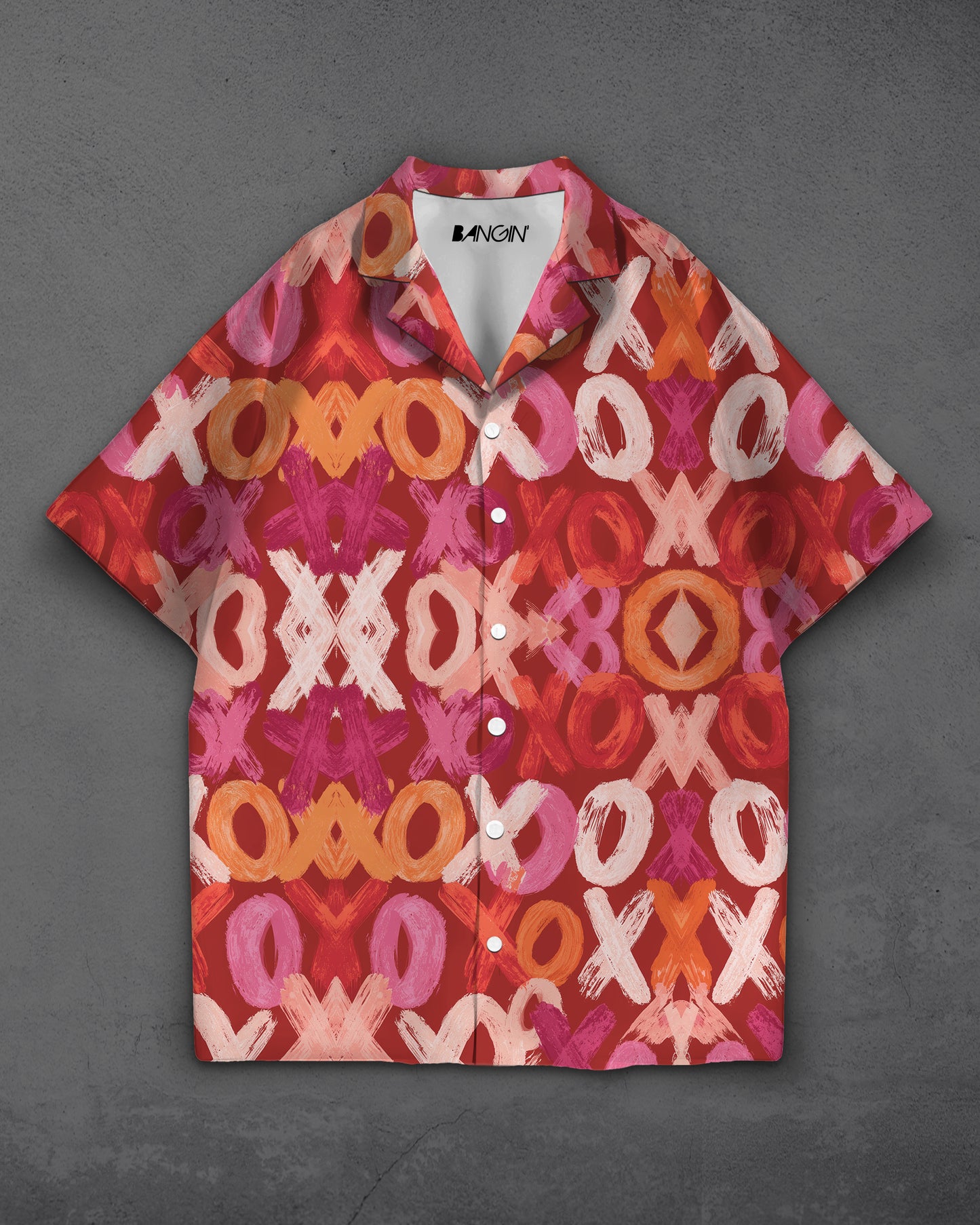 Hawaiian Shirt with Cuban Collar #980