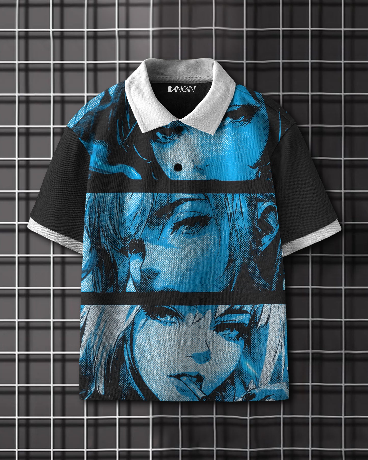 Printed Polo T-shirt #987